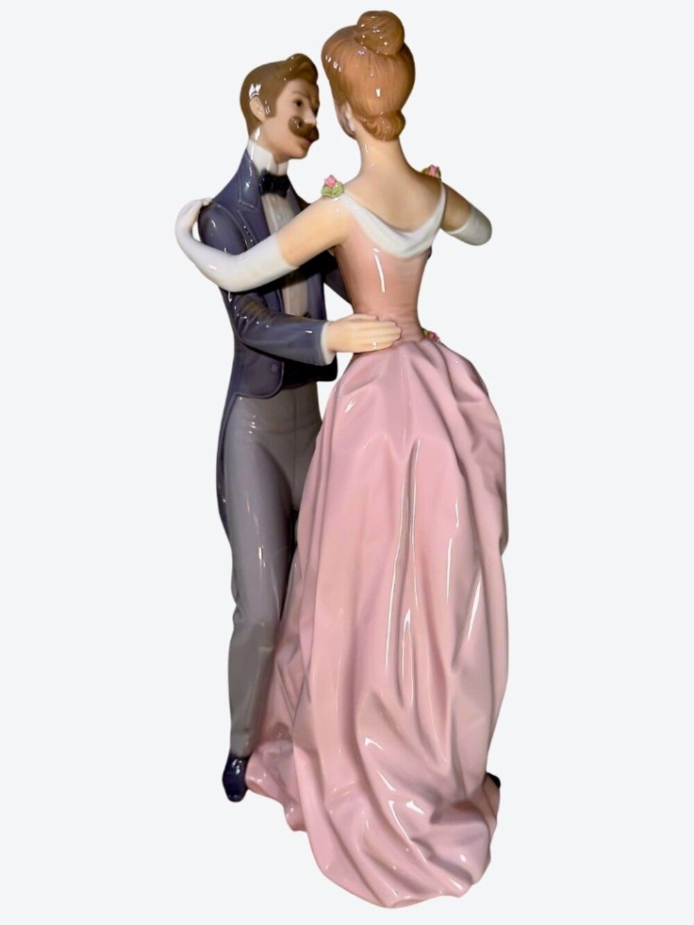 LLADRÓ Ballroom Dancing Couple Porcelain Figurine Retired Spain - Picture 3 of 15